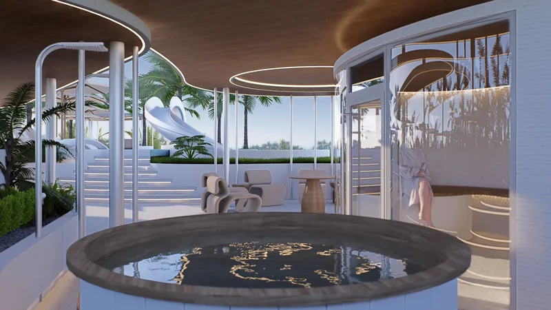 Rooftop hammam at Millennium