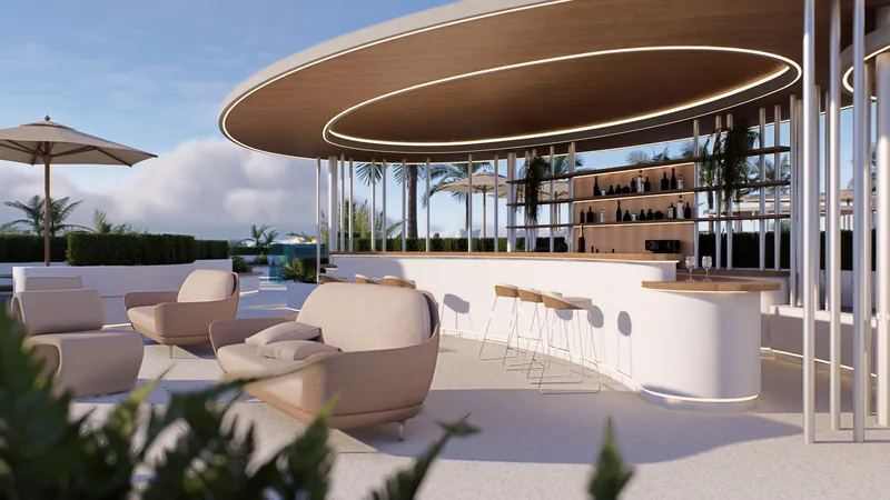 Rooftop bar at Millennium